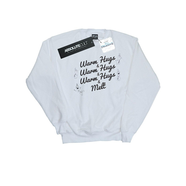 Disney Girls Frozen 2 Olaf Varm Kramar Och Smält Sweatshirt 12-13 White 12-13 Years