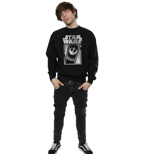 Star Wars The Last Jedi Frame Metallic Sweatshirt L Svart Black L