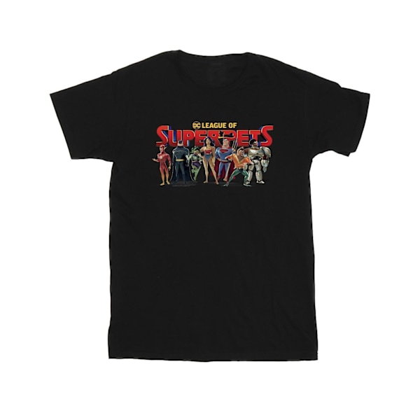 DC Comics Boys DC Comics DC League Of Super-Pets Group Logo T-S Black 12-13 Years