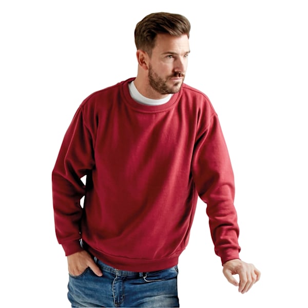 UCC 50/50 Unisex Enfärgad Set-In Sweatshirt Top S Bourgogne Burgundy S