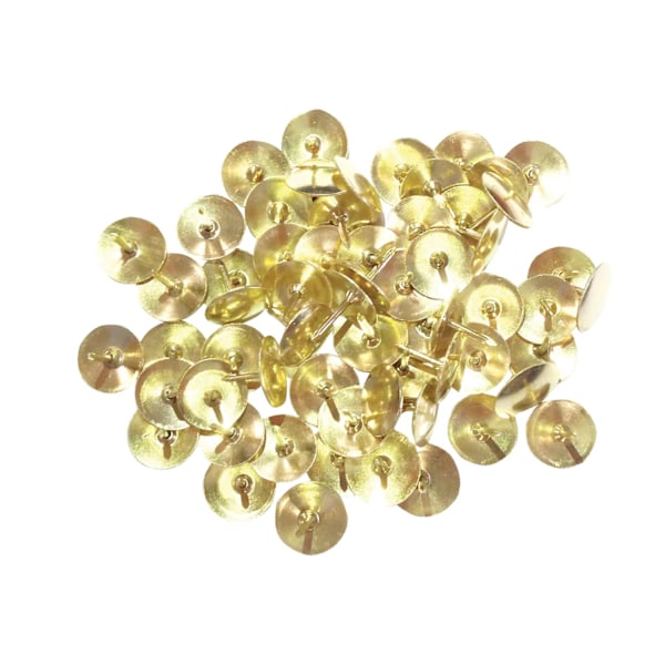 Essentials Metalliska Ritnålar (Förpackning med 60) En Storlek Guld Gold One Size