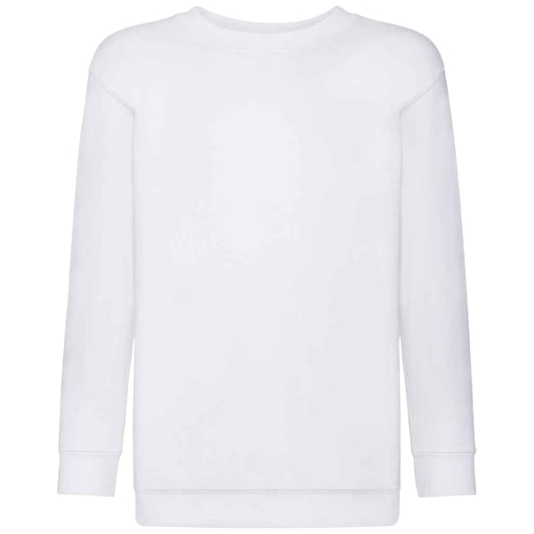 Fruit of the Loom Barn/Barnkläder Klassisk Drop Shoulder Sweatshirt White 7-8 Years