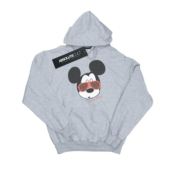 Disney Herr Mickey Mouse Solglasögon Hoodie M Sports Grey Sports Grey M