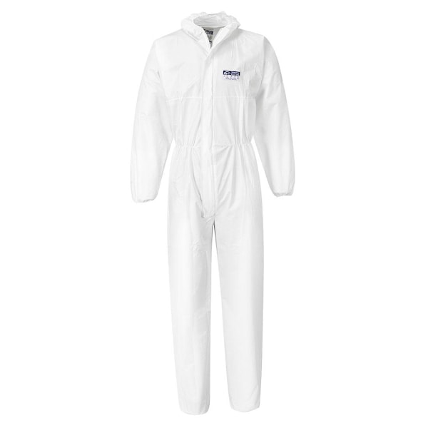 Portwest Unisex Vuxen Mikroporösa Overaller (50-pack) XL Vit White XL