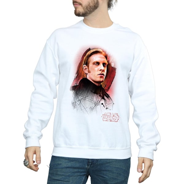 Star Wars The Last Jedi General Hux Borstad Sweatshirt 3XL för män White 3XL