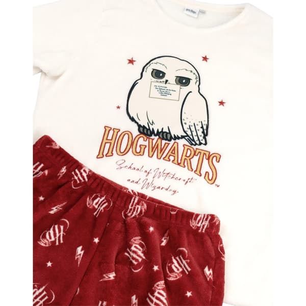 Harry Potter Dam/Dam Hedwig Långärmad Lång Pyjamas Set Off White XL