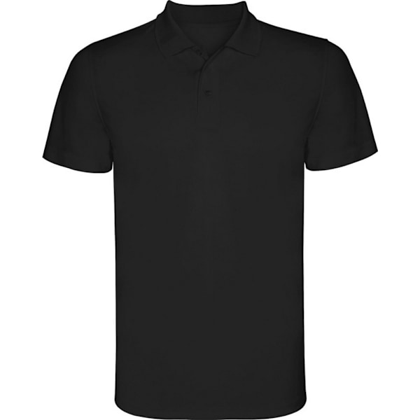 Roly Barn/Barn Monzha Poloskjorta 12 År Solid Black Solid Black 12 Years