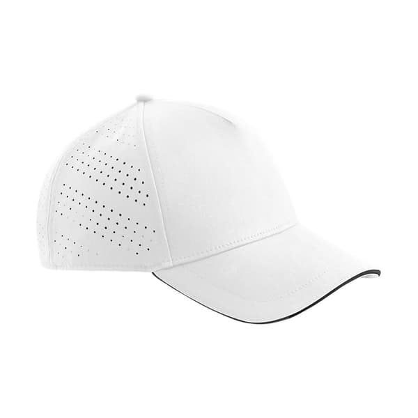 Beechfield Accelerate Baseballkeps En Storlek Svart/Vit Black/White One Size