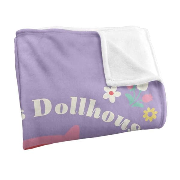 Gabby´s Dollhouse Silkesfilt 147cm x 91cm Regnbåge Rainbow 147cm x 91cm