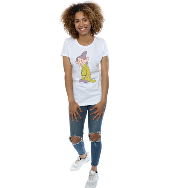 Disney Womens/Ladies Classic Dopey Bomull T-shirt L Vit White L