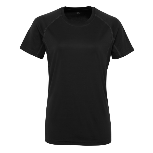 Tri Dri Dam/Dam T-shirt med panel med rund hals S Charcoal Charcoal S