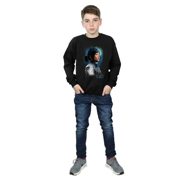 Star Wars Boys The Last Jedi Rose Tico Borstad Sweatshirt 5-6 år Black 5-6 Years