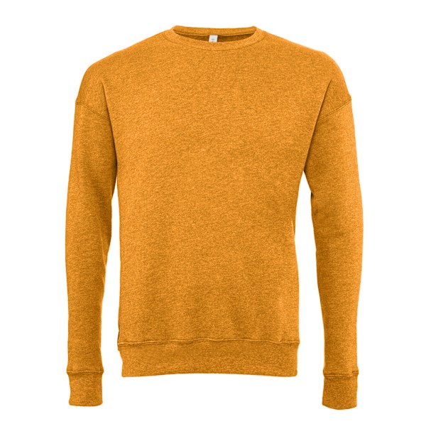 Bella + Canvas Unisex Drop Shoulder Sweatshirt M Heather Heather Mustard M