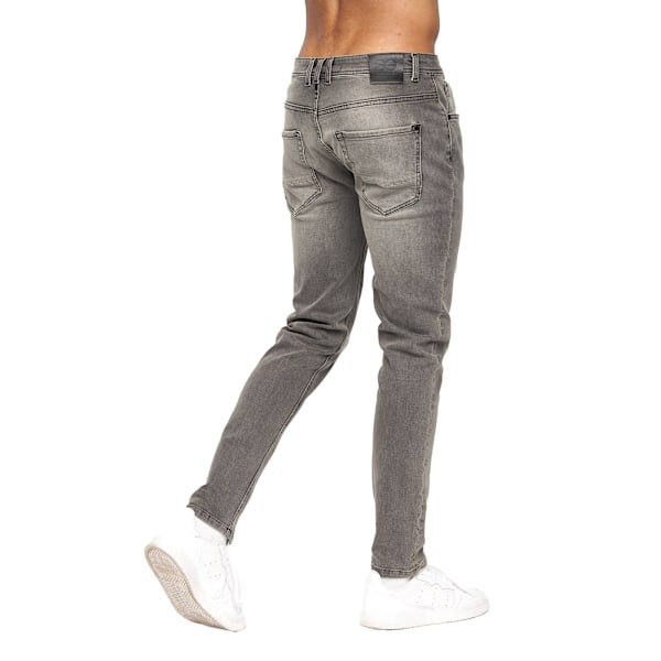 Crosshatch Malcolm Slim Jeans 32R Svart Tvätt Black Wash 32R