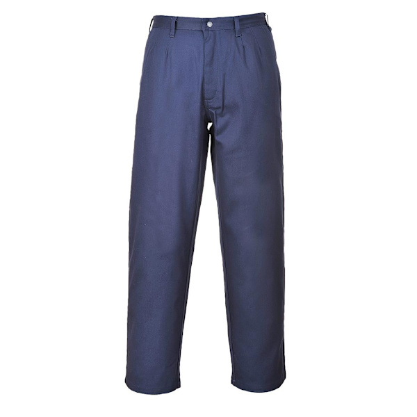 Portwest Bizflame Pro arbetsbyxor för män, S, marinblå Navy S