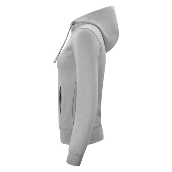 Clique Dam/Kvinnor Klassisk Melange Full Zip Hoodie L Grå Grey L