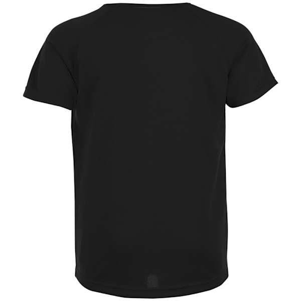 SOLS Barn/Barn Sporty Unisex Kortärmad T-shirt 6 år Bla Black 6yrs