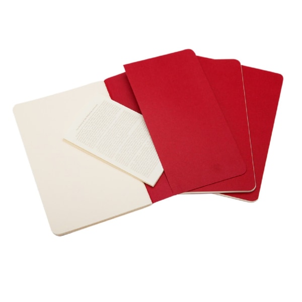 Moleskine Cahier Large Plain Journal One Size Tranbärsröd Cranberry Red One Size