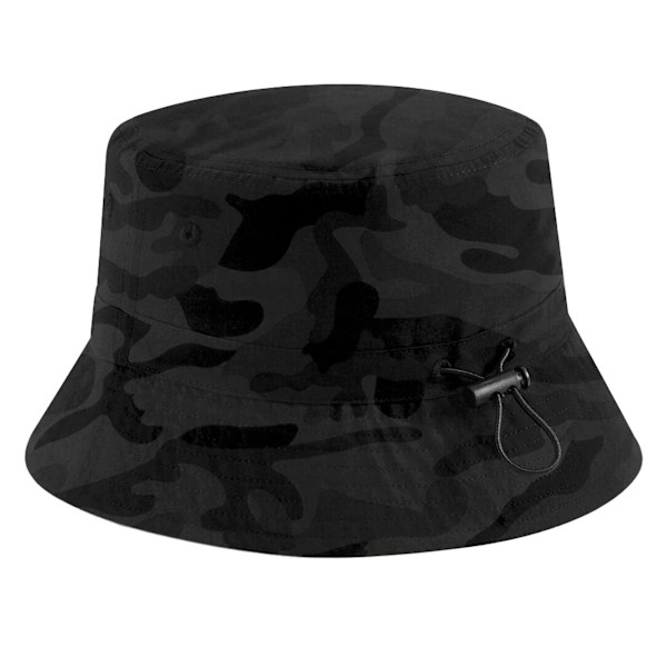 Beechfield Unisex Vuxen Camo Återvunnen Polyester Hinkhatt S-M Midnight S-M