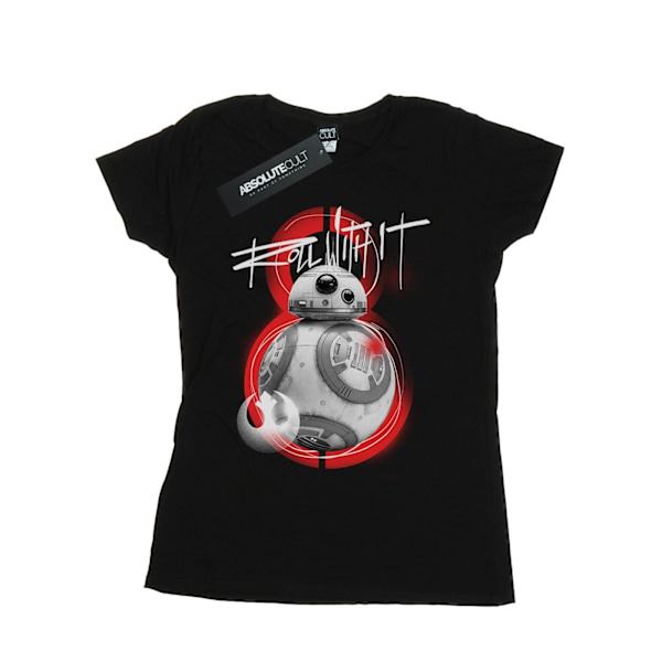 Star Wars Dam/Damer The Last Jedi BB-8 Rulla Med Det Bomull Black M