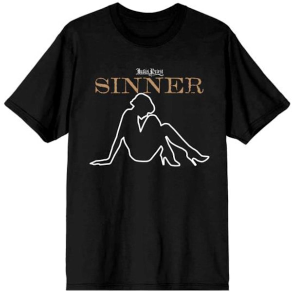 Judas Priest Unisex Adult Sin After Sin Sinner Lady Bomull T-shirt Black XXL