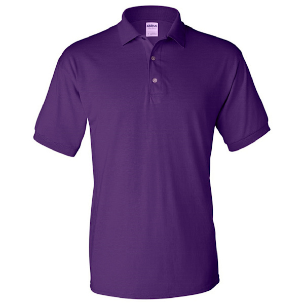 Gildan Adult DryBlend Jersey Kortärmad Polotröja XL Lila Purple XL