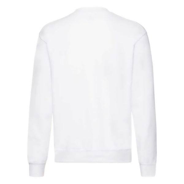 Fruit of the Loom Unisex Klassisk Drop Shoulder Sweatshirt White L
