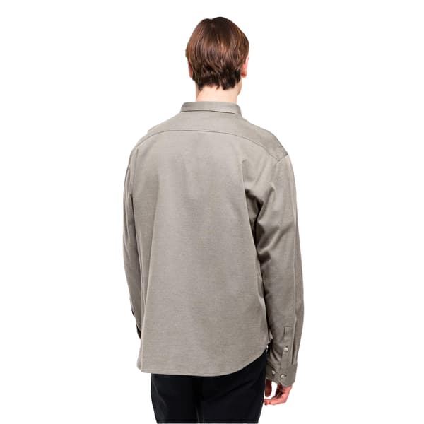 Boss Herrskjorta Motion Logo Bomull S Mörkbeige Dark Beige S