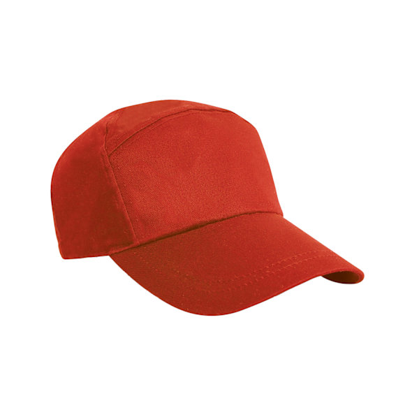 Result Headwear Reklam 7 Panel Baseball Cap En Storlek Röd Red One Size