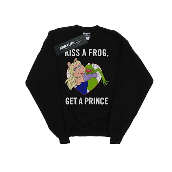 Disney Boys The Muppets Kiss A Frog Sweatshirt 9-11 år Svart Black 9-11 Years