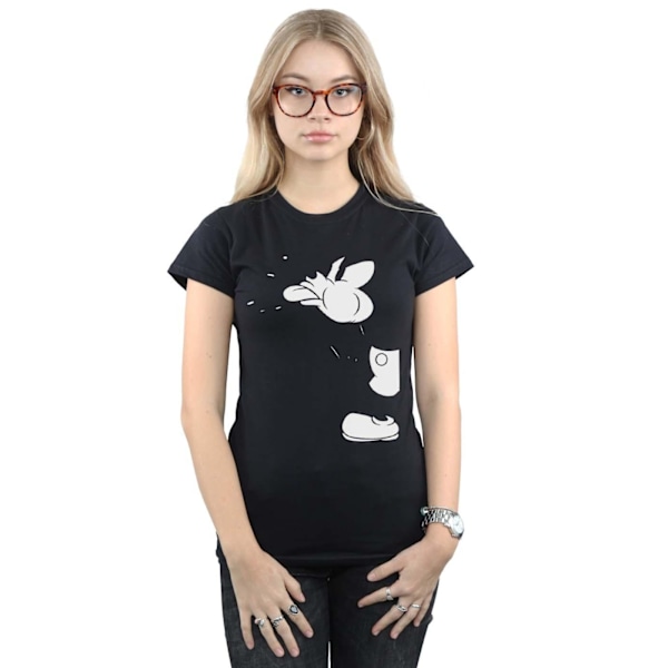 Disney Dam/Kvinnor Mickey Mouse Cut Bomull T-shirt XXL Svart Black XXL