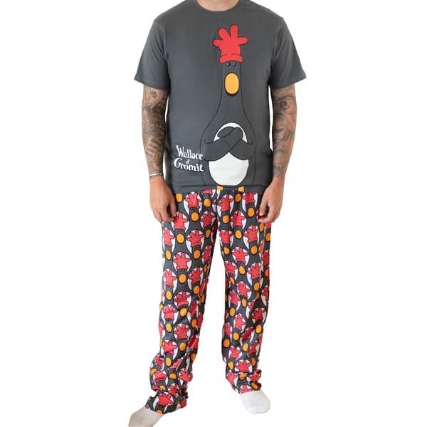 Wallace och Gromit Herr Feathers McGraw Kortärmad Lång Pyjamas Multicoloured L