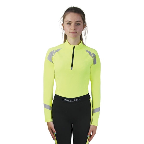 HyVIZ Barn/Barn Reflective Base Layer Top 11-12 År Gul Yellow 11-12 Years