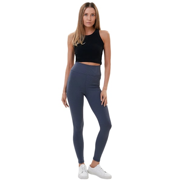 Lookus Dam/Kvinnor Zelal Ribbade Leggings L Antracit Anthracite L