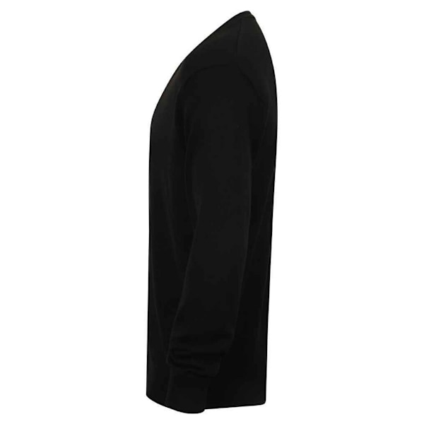 Henbury Herr Bomull Akryl V-ringad Kkofta XXL Svart Black XXL