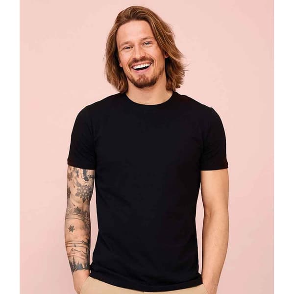 SOLS Herr Millenium Stretch T-shirt 3XL Deep Black Deep Black 3XL