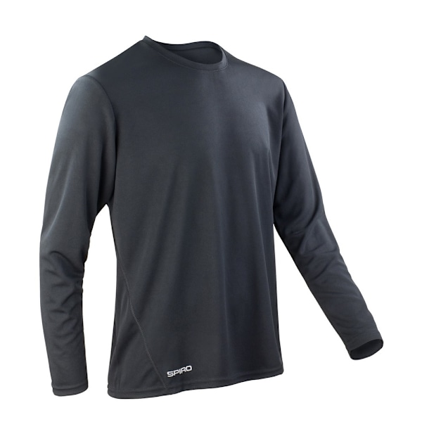 Spiro Performance långärmad T-shirt M svart Black M