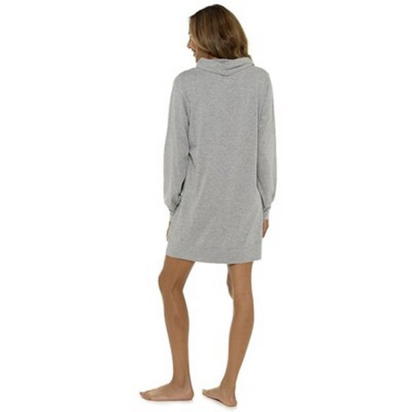 Foxbury tröja med halsringad dam/dam 8-10 UK grå Grey 8-10 UK