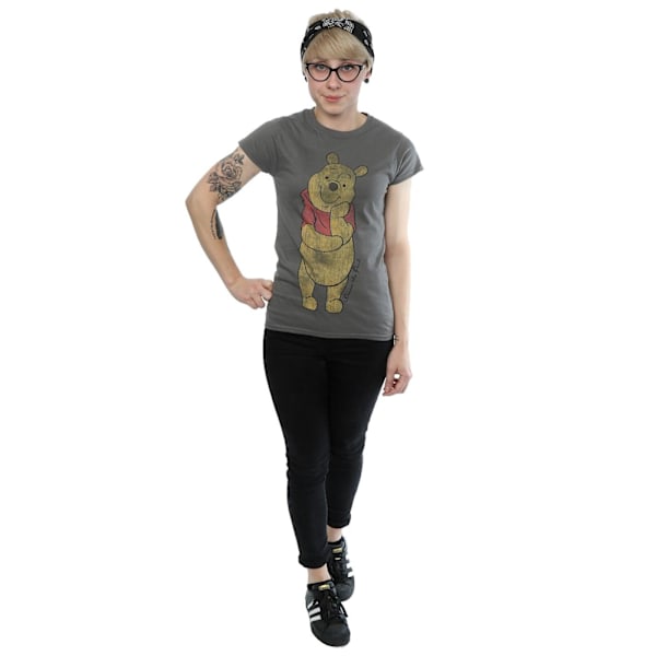 Winnie the Pooh Damtröja med motiv för kvinnor/damer, XS, kolgrå Charcoal XS