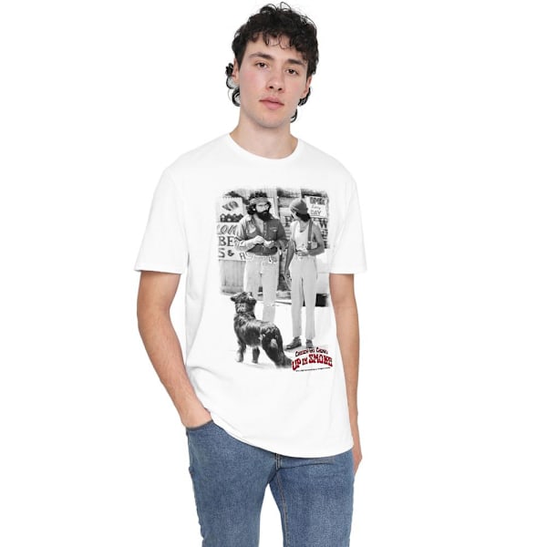 Cheech & Chong Herr Up In Smoke Fyrkantig T-shirt M Vit White M
