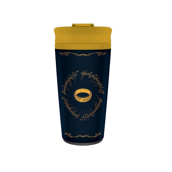 Lord Of The Rings The Ring Metal Travel Mug One Size Navy/Gold Navy/Gold One Size