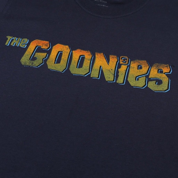 The Goonies Herr T-shirt med logotyp S Marinblå Navy S