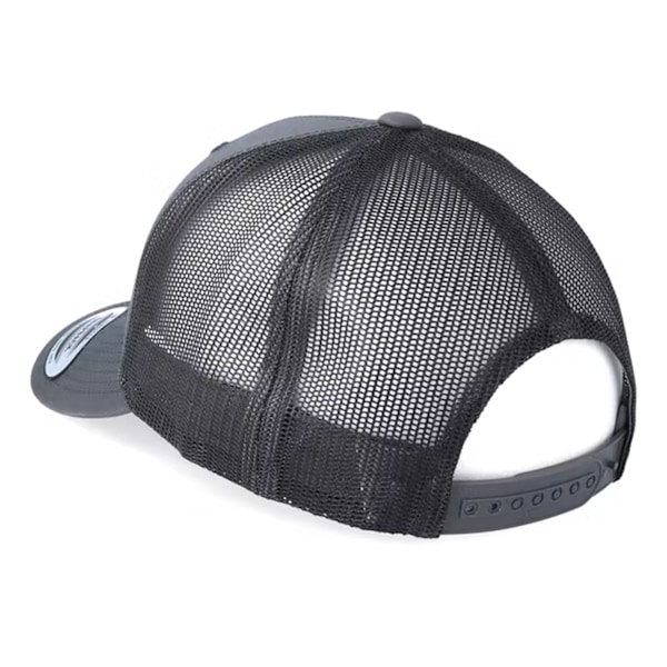 Yupoong Flexfit Retro Snapback Trucker Cap (2-pack) One Size DK GRY One Size