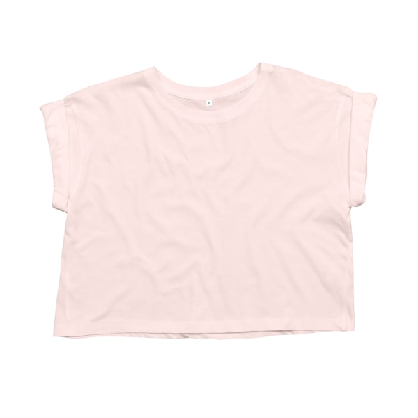 Bönsyrsa Kvinnor/Dam Ekologisk Cropped T-shirt L Mjuk rosa Soft Pink L