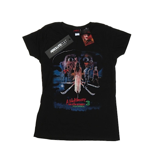 A Nightmare On Elm Street Dam/Kvinnors Dröm Krigare Bomull T Black S