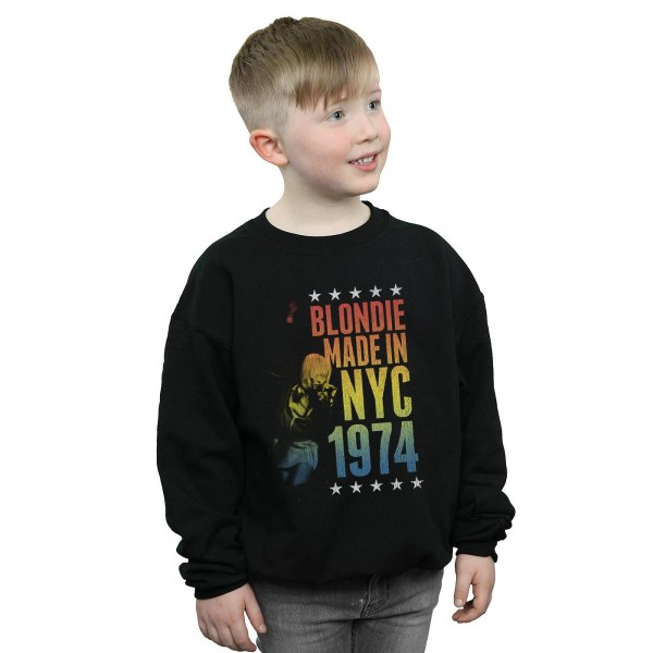 Blondie Boys Rainbow NYC Sweatshirt 12-13 år Svart Black 12-13 Years