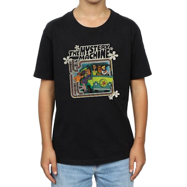 Scooby Doo Boys The Mystery Machine Bomull T-shirt 7-8 År Bl Black 7-8 Years