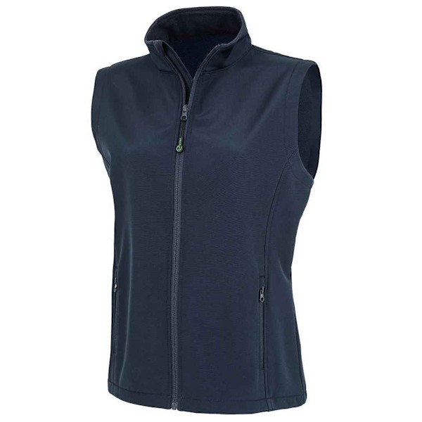 Result Äkta Återvunnen Dam/Dam Softshell Väst M N Navy M