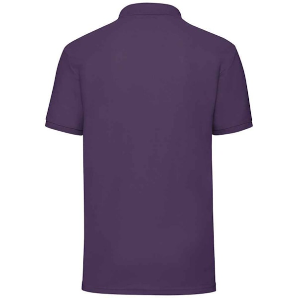 Fruit of the Loom Pique Poloskjorta XXL Lila Purple XXL