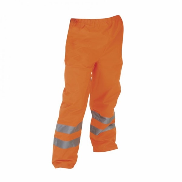 Yoko Hi-Vis Vattentäta Byxor för Byggnadsarbetare / Byxor (2-pack) Hi Vis Orange L